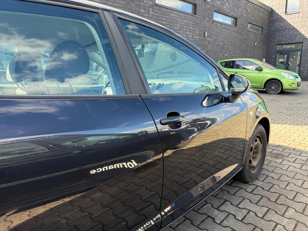 Seat Ibiza 6J original Tür vorn rechts LC9Z Black Magic Perl 5 Türer Rohbau BJ09